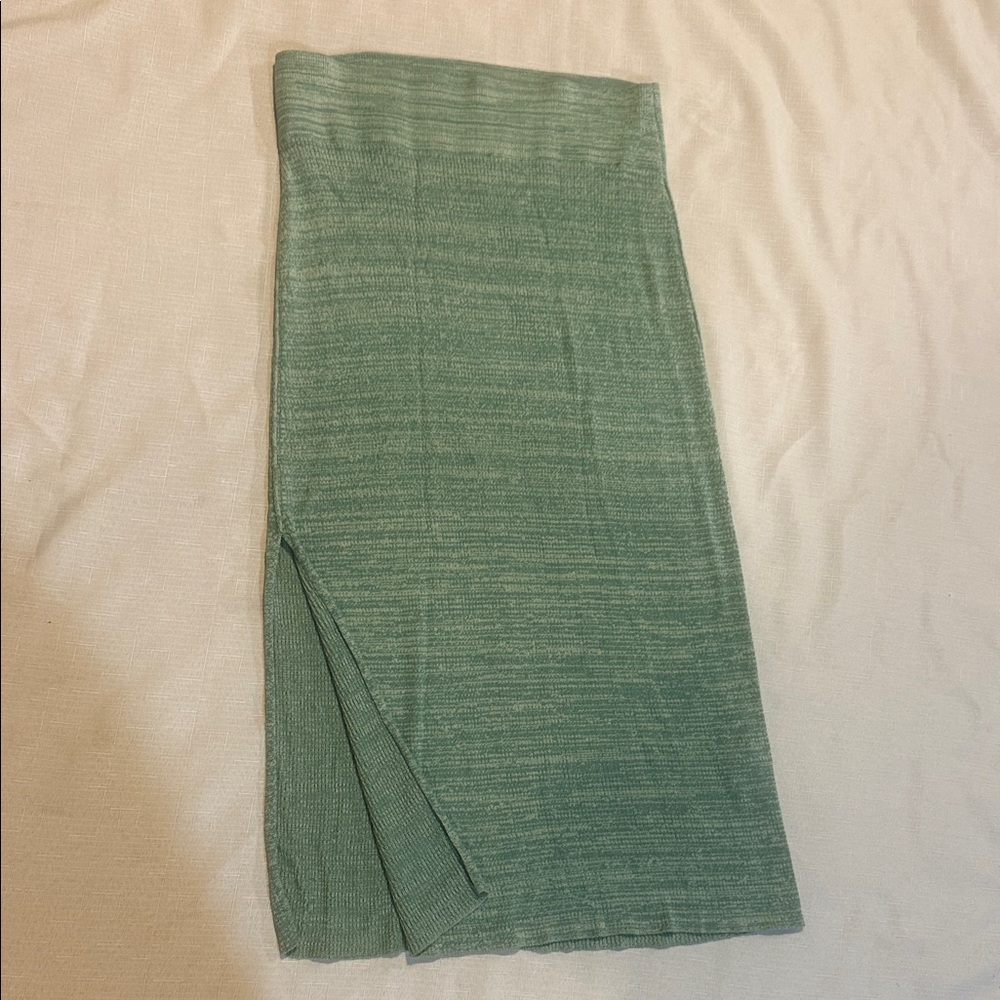 Free People Mint Green Pencil Skirt